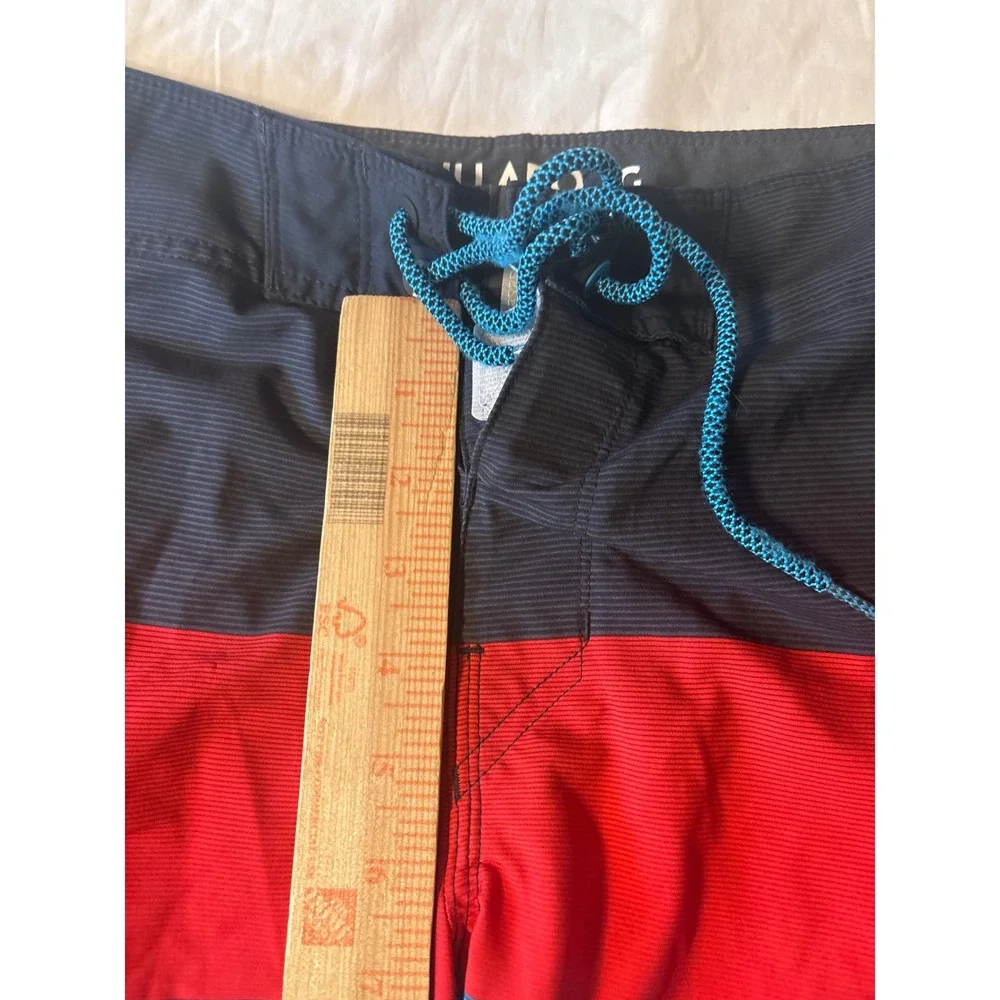 Billabong Board Shorts Mens 30 Blue Red Platinum X‎ Revolver Stretch